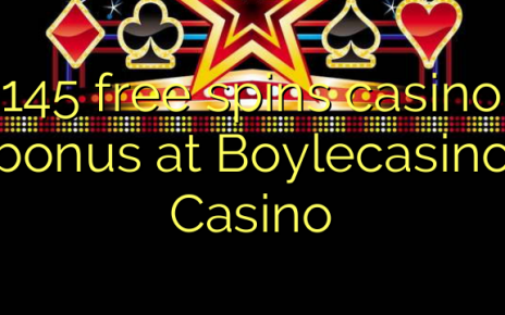 145 free spins casino bonus at BoyleCasino