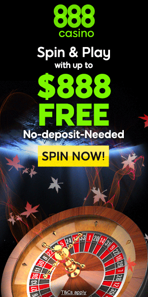 888 Casino Online Worldwide. UP TO $1500 Welcome Package + Spin and Play with up to $ 888 FREE, No Deposit Needed