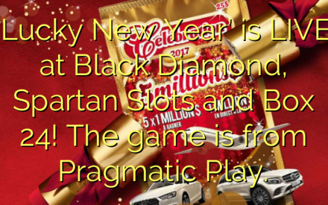 ‘Lucky New Year’ is LIVE at Black Diamond, Spartan Slots and Box 24! The game is from Pragmatic Play.