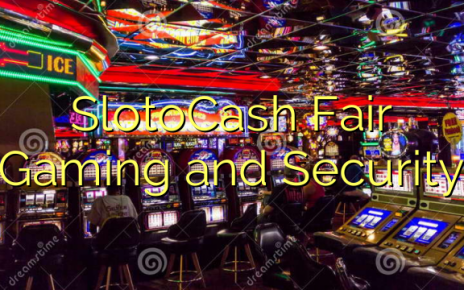 SlotoCash Fair Gaming and Security