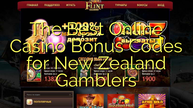 The New Zealand Online Gambling Bonus Codes for Best Gamblers