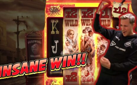 3 WILD REELS!! DEADWOOD INSANE WIN – ONLINE CASINO SLOT FROM CASINODADDY