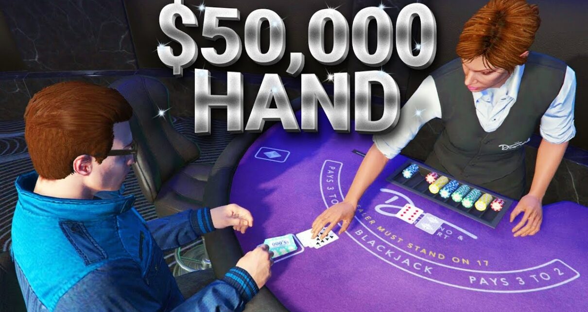 ,000 BLACKJACK BET! (GTA Online Casino Gameplay)