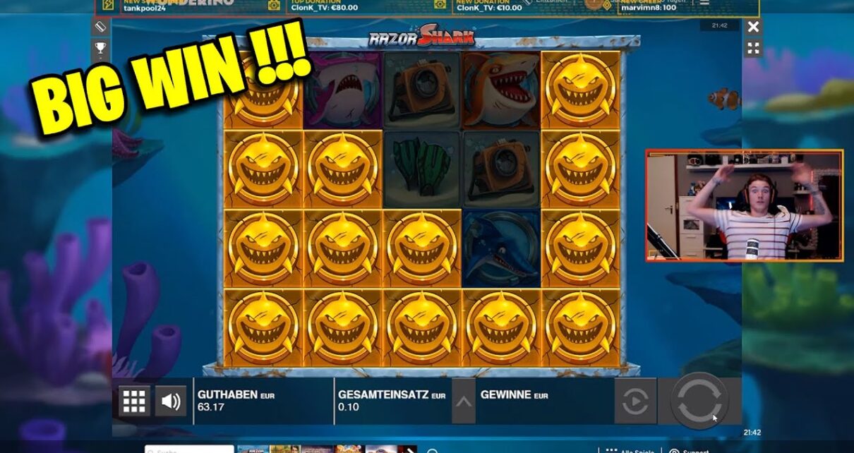 Awa Casino (!!!! RAZOR SHARK BIG WIN !!!!)