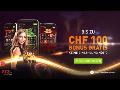 Casino777 – Bis zu CHF 100 Registrations-Bonus im Schweizer Online Casino