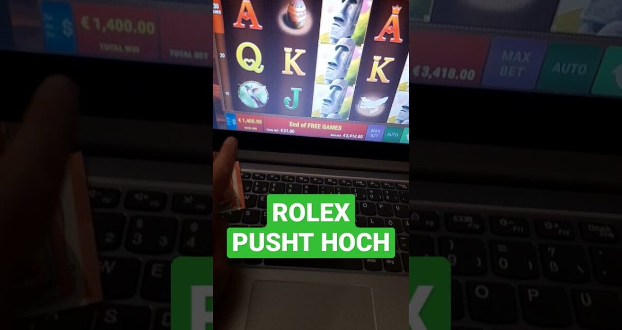 Durch sein hat er  im ONLINE CASINO geknackt
