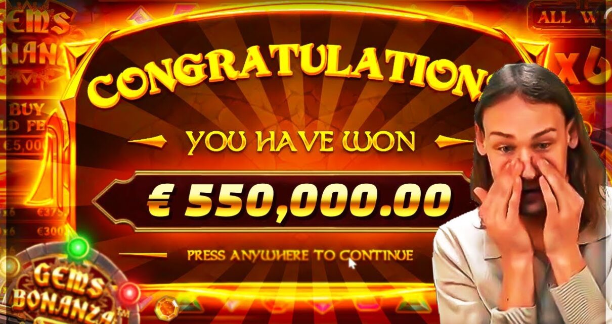 EXTRA MEGA SUPER WIN on Gems Bonanza slot – Casino Slots Big Wins