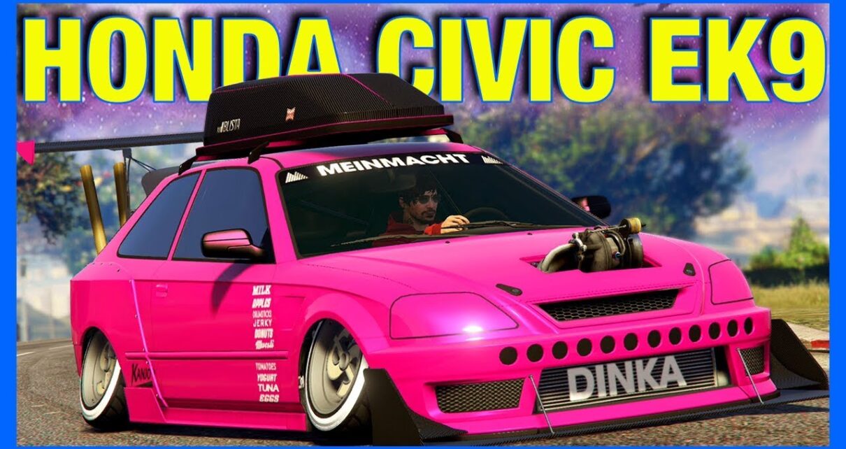 GTA 5 Online Casino Heist : RICED CIVIC EK9!! (Dinka Blista Kanjo Customization)