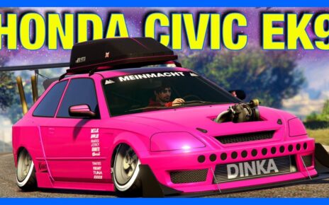 GTA 5 Online Casino Heist : RICED CIVIC EK9!! (Dinka Blista Kanjo Customization)