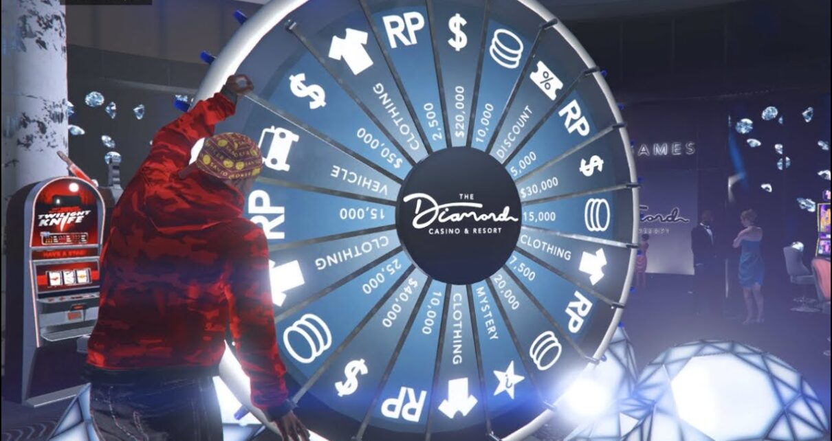 GTA 5 Online- Casino Wheelspin!! Max Betting ,000 at Blackjack!! (Diamond Casino DLC)