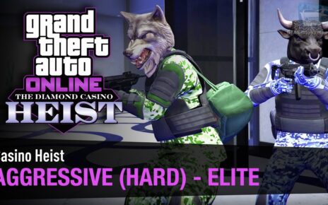 GTA Online Casino Heist "Aggressive" 2-Players (Elite & Smash & Grab in Hard Mode)