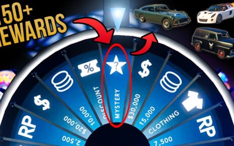 GTA Online Casino Update – All 150+ Items from the MYSTERY REWARD on the Lucky Wheel