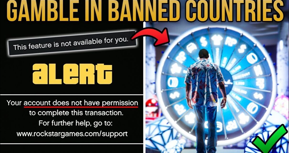GTA Online Casino Update - HOW TO USE CASINO IN BANNED COUNTRIES (PS4 & Xbox One) [Part 2]