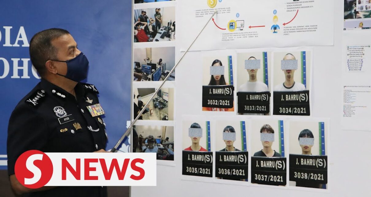 Johor cops bust online gambling call centre, arrest seven suspects Johor cops bust online gambling call centre, arrest seven suspects
