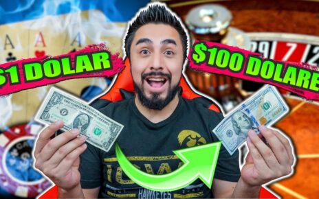 Juego con solo 1 dolar y veo cuanto puedo reunir | Casino challenge #1