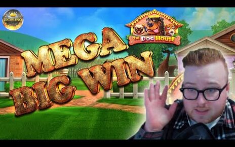 MEGA BIG WIN AT THE DOG HOUSE!!! ONLINE CASINO SLOT WIN FROM JJCASINO´S LIVE STREAM