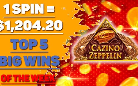 ? MUST SEE ? Cazino Zeppelin slot Big Wins | Online Casino Jackpot | Real Money