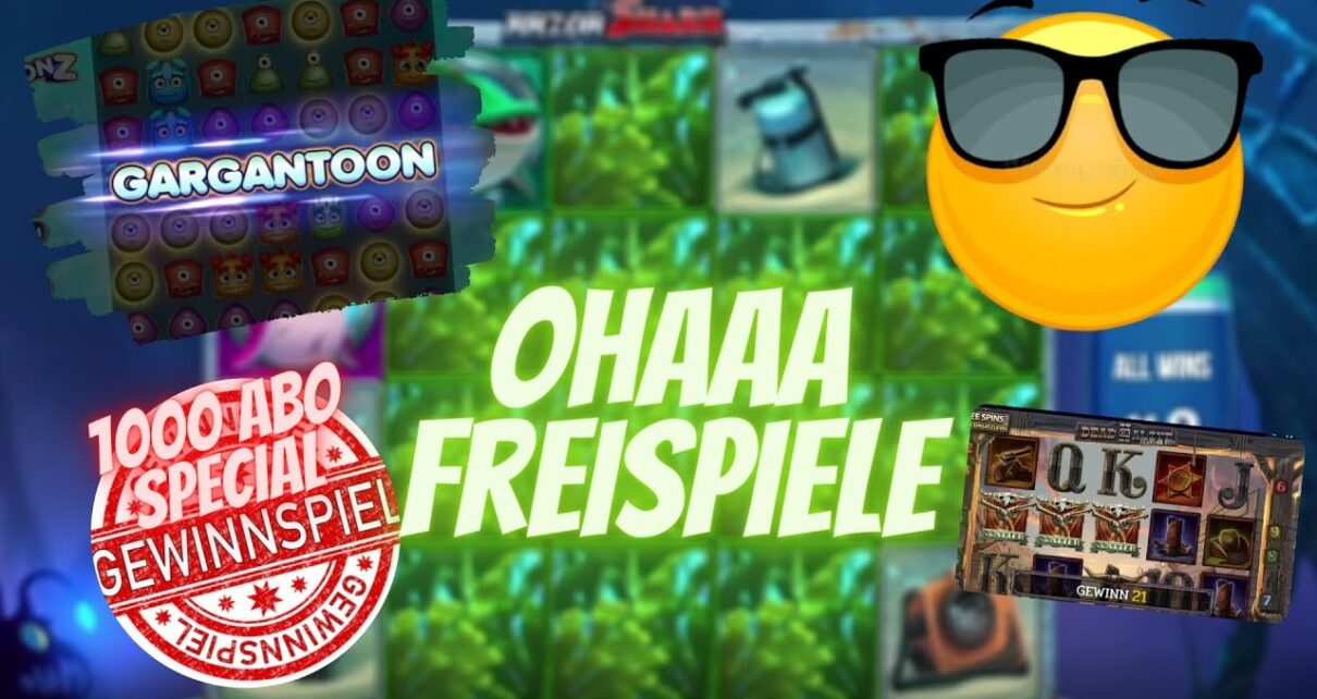 Online Casino Deutsch Slots – REACTOONZ, RAZOR SHARK, Dead or Alive Freispiele + GEWINNSPIEL