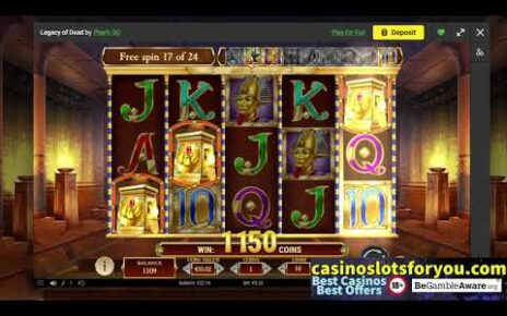 Online Casino Slots, Legacy of Dead Big Win Bonus