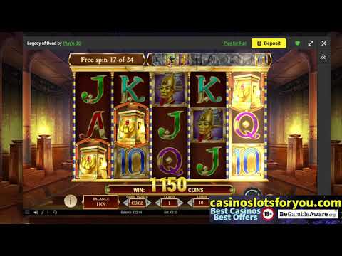 Online Casino Slots, Legacy of Dead Big Win Bonus