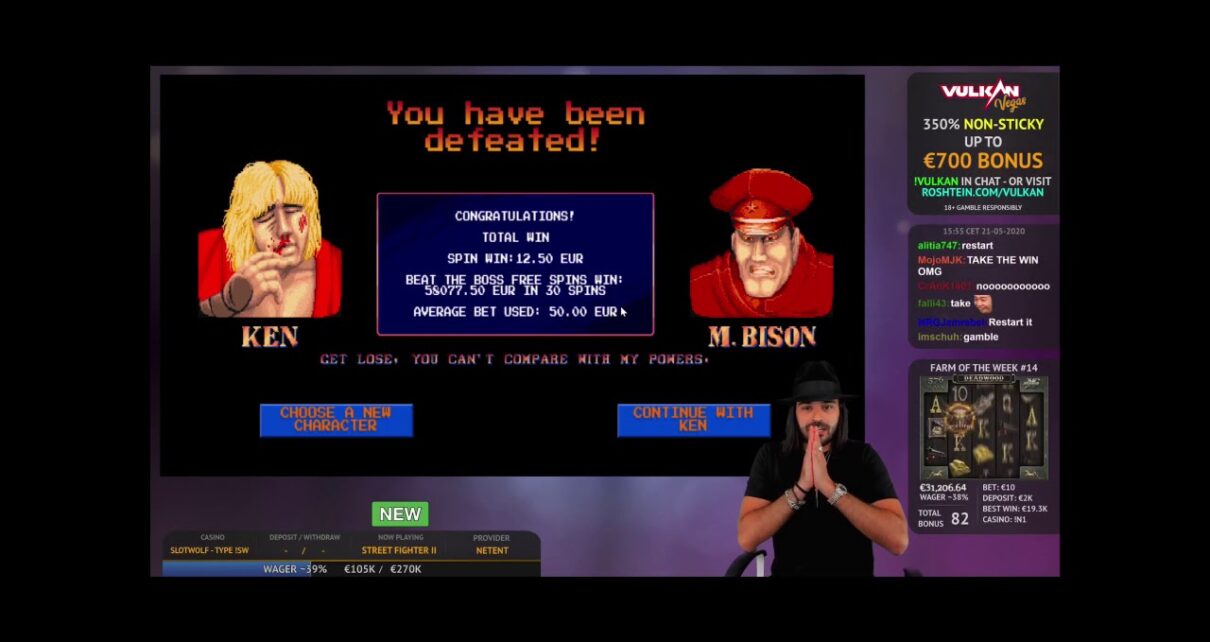 ROHSTEIN Online Casino Slot News⭐️TOP BIG HIT of the week ⭐️STREET FIGHTER 2 (Netent) online Slot