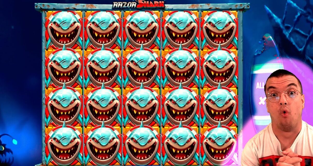 SUPER RECORD MASSIVE WIN! on Razor Shark slot – Casino Slots Big Wins