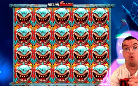 SUPER RECORD MASSIVE WIN! on Razor Shark slot – Casino Slots Big Wins