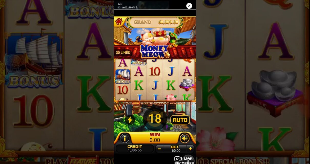 TMT ONLINE CASINO.. Money Meow bonus..