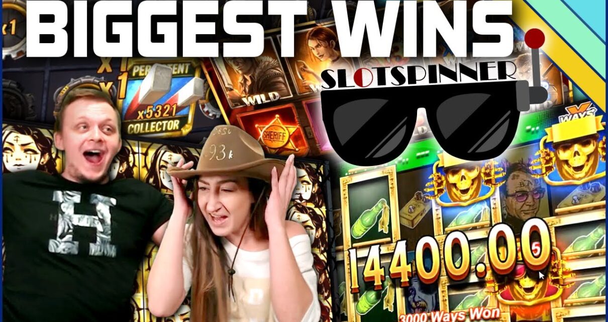 Top 5 BIGGEST Slot Wins EVER by Slotspinner!