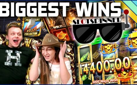 Top 5 BIGGEST Slot Wins EVER by Slotspinner!