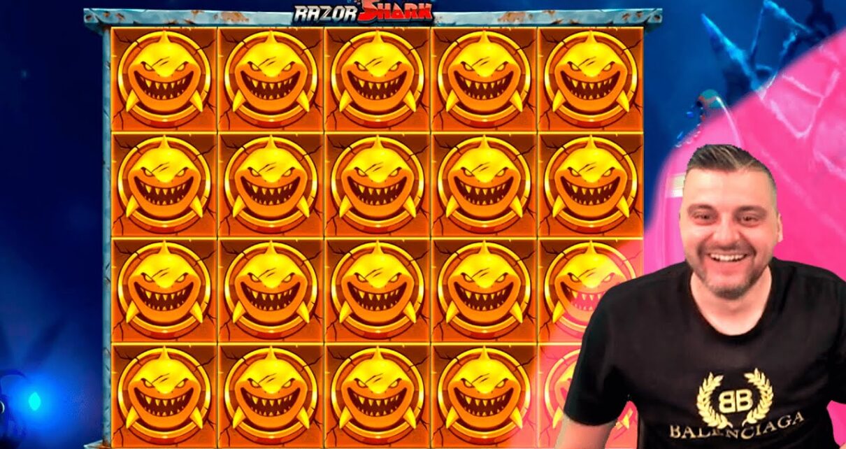ULTRA SUPER FANTASTIC WIN! on Razor Shark slot – Casino Slots Big Wins