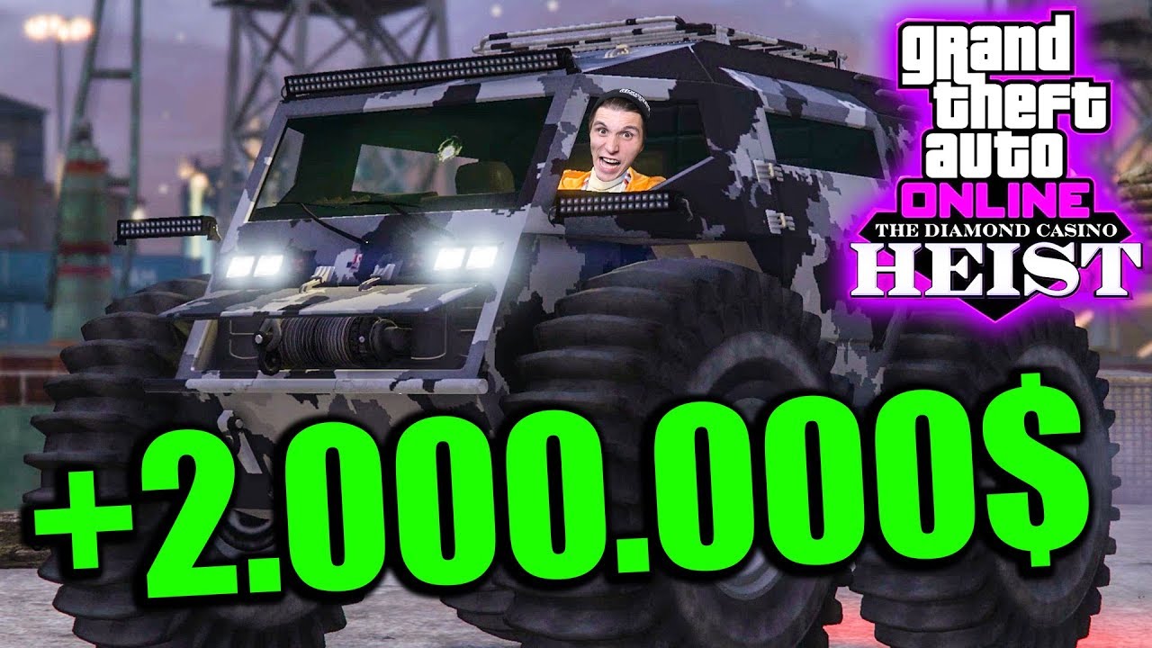 Vier YOUTUBER klauen den 2.000.000$ ZHUBA! | GTA 5 Online Casino Heists