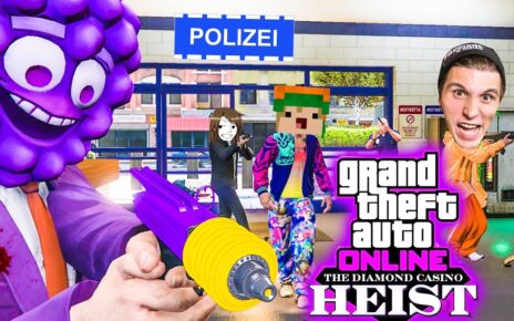Vier YOUTUBER überfallen eine POLIZEI-STATION! | GTA 5 Online Casino Heists