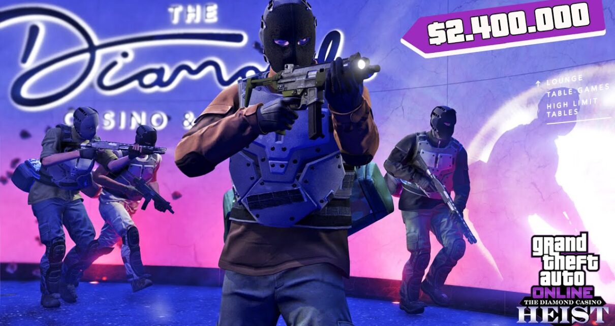 أخير فعلتها مهمة سرقة الكازينو بطريقة التسلل في قراند أونلاين | GTA Online Casino Heist