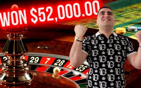 ,000.00 Bet High Stakes Roulette In Las Vegas Casino ! Winning Huge Money At Casino Table Game