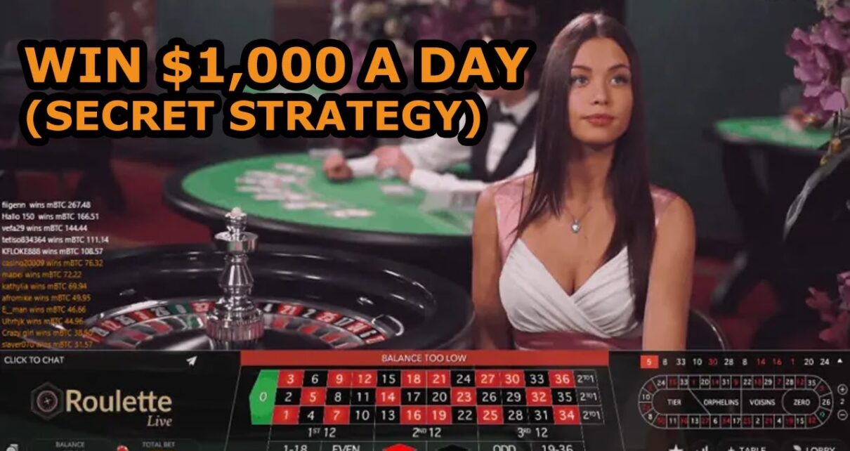 BEST ROULETTE STRATEGY: HOW TO WIN ,000 a month (Live Online Casino)