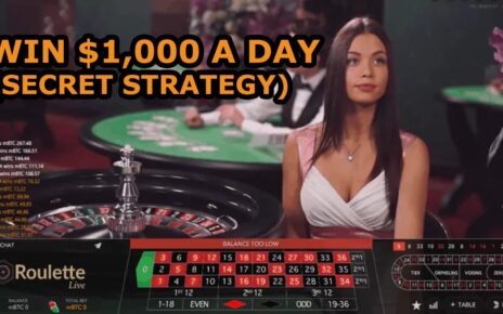 BEST ROULETTE STRATEGY: HOW TO WIN ,000 a month (Live Online Casino)