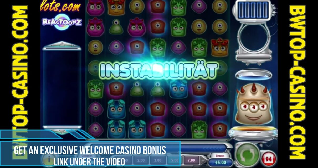 BIGGEST WIN on reactoonz . online casino