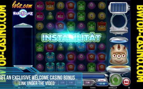 BIGGEST WIN on reactoonz . online casino