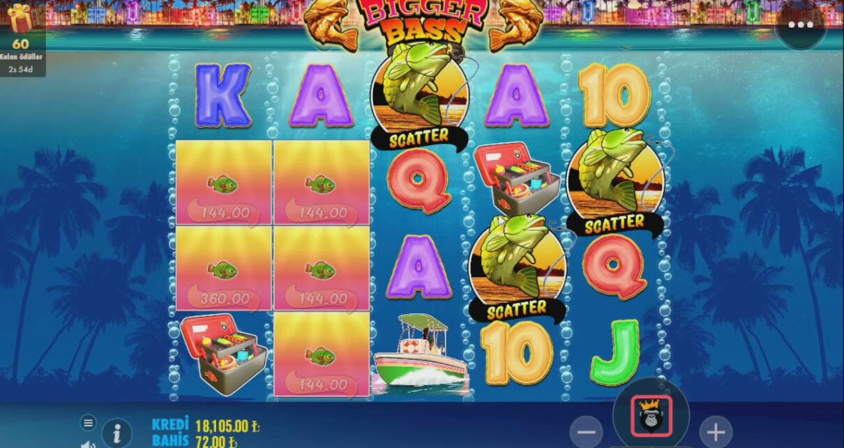 Bigger Bass Bonanza Hasanı Tatilde Mahvettik Muhteşem Kazanç!
