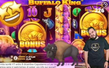 ? CASINÒ ONLINE: #Infinity spins per Chily durante i bonus alla Buffalo ? #King ?