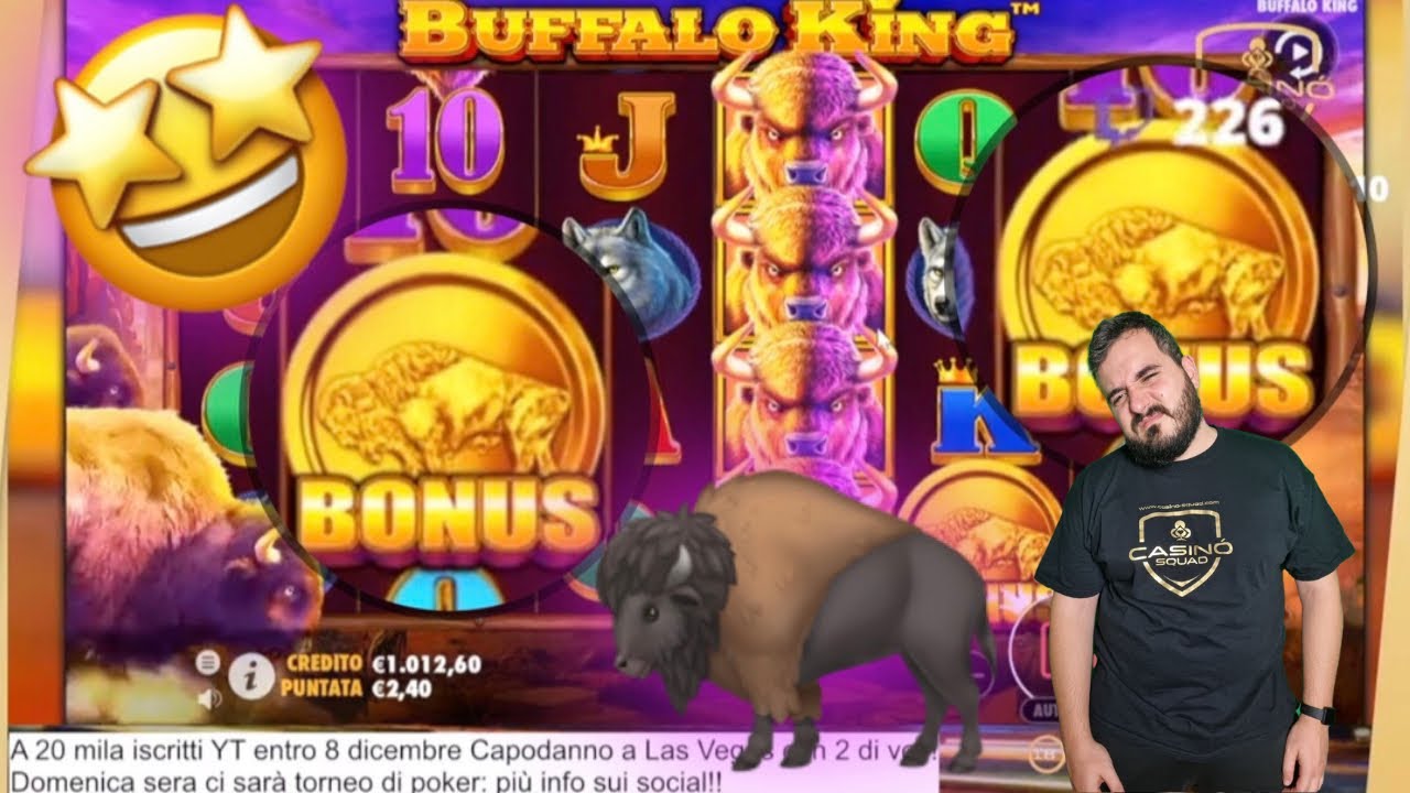 ? CASINÒ ONLINE: #Infinity spins per Chily durante i bonus alla Buffalo ? #King ?