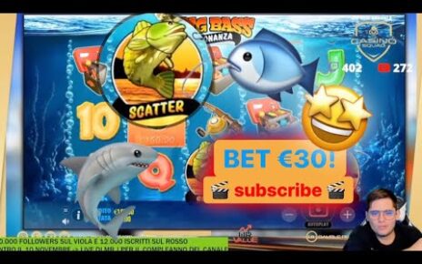 ? CASINÒ ONLINE: Mr. Value PARTECIPA ad una #gara ? di pesca ? alla slot ? Big Bass Bonanza!!