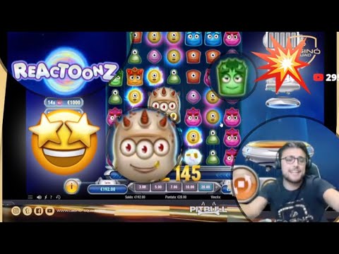 ? CASINO ONLINE: Pitbull ? GIOCA alla slot Reactoonz a bet €20 ?