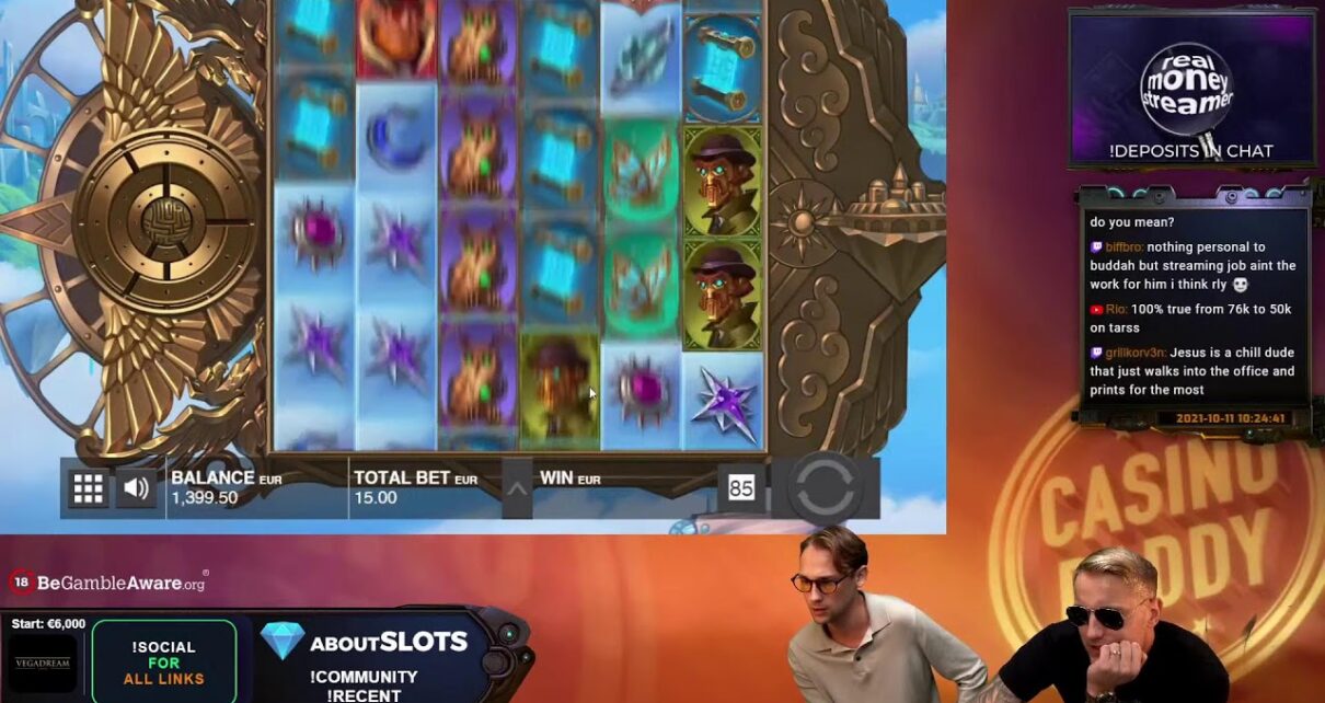 ? CASINODADDY LIVE STREAM ? ABOUTSLOTS.COM – FOR THE BEST BONUSES AND OUR COMMUNITY FORUM