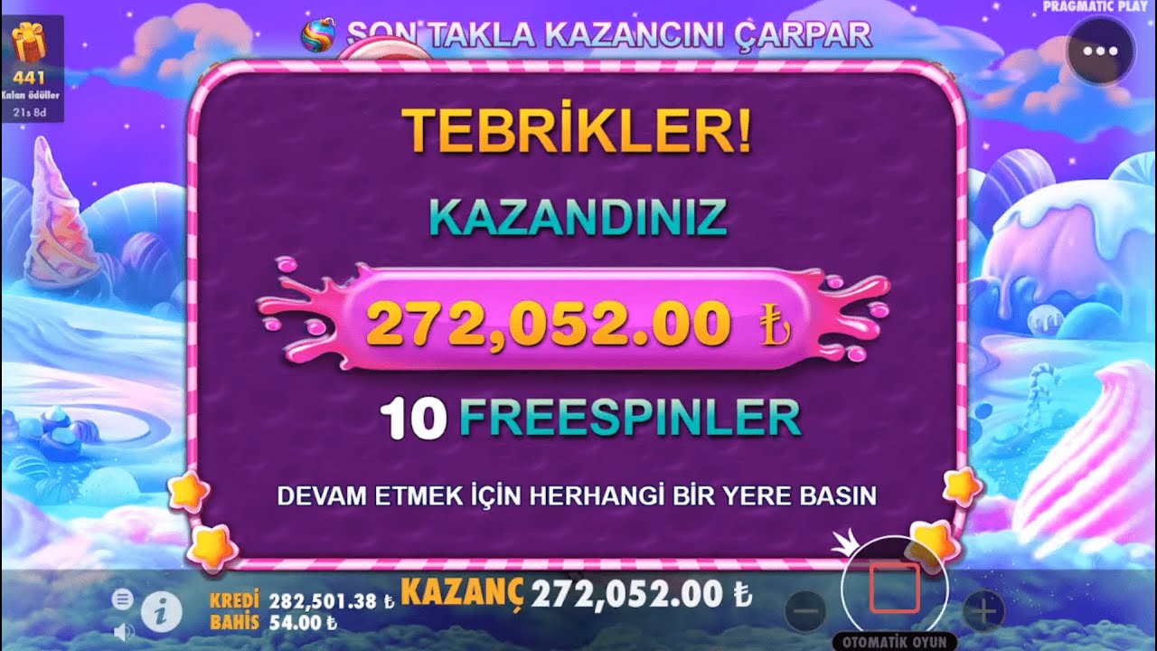 CASİNOSANATIPROFM | Yine Rekorları Kırmaya Geldim Gece Uzun !!?!! #sweetbonanza  #casino