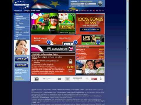 CasinoEuro, Europa's beste online casino €100 welkomstbonus