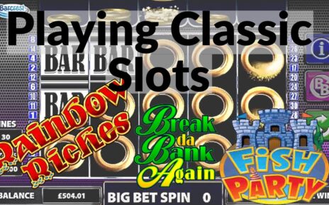 Classic Slots Bonus Compilation – Online Casino – ft Rainbow Riches, Cash Stax, Fish Party and more!