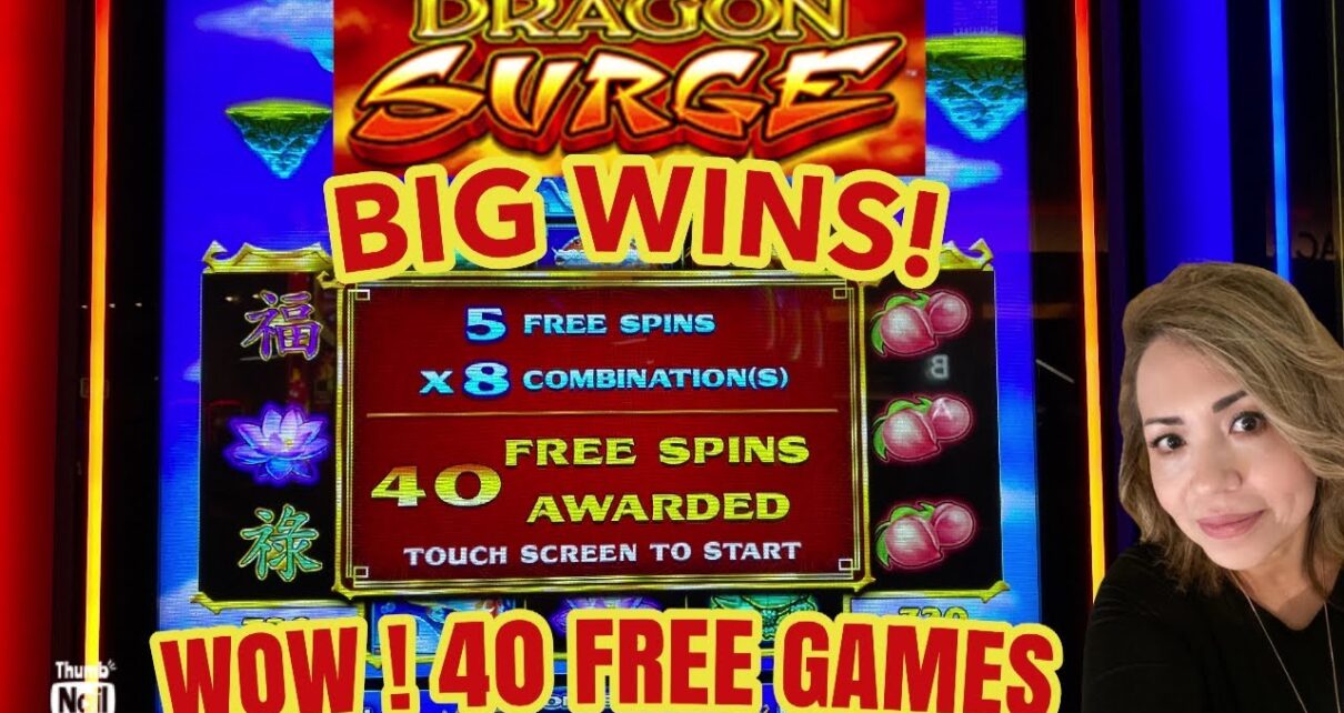 ??DRAGON SURGE BIG WINS ON FREE GAMES BONUS??KICKAPOO LUCKY EAGLE CASINO