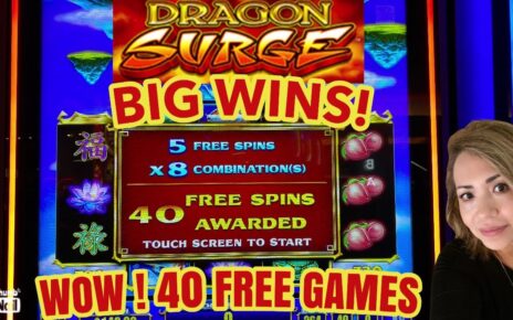 ??DRAGON SURGE BIG WINS ON FREE GAMES BONUS??KICKAPOO LUCKY EAGLE CASINO